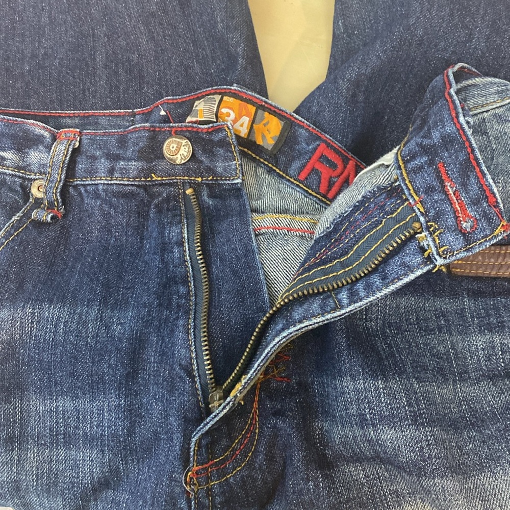 Baggy Akademiks Shorts • Native Warrior denim jorts 90s - 2000s jnco style - Picture 10 of 14
